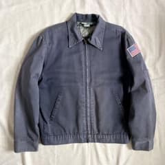 USA製 ワークジャケット サンフェード スウィングトップ 短丈 ネイビーグレー USA製 ワークジャケット サンフェード スウィングトップ 短丈