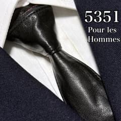 小物 5351Pour les Hommes leather Tie black m85114710325_1.jpg?1755494647