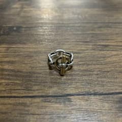 【HERMES】シェーヌダンクル コンビ リング Vintage　※即購入お断り HERMES】シェーヌダンクル コンビ リング Vintage ※即購入お断り