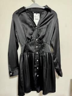 Zara (ザラ) サテンミニドレス XS-Sサイズ 新品 未使用のサムネイル