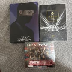 SEVENTEEN BTS THE RAMPAGE CD 3点セットのサムネイル