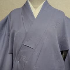 一ツ紋 色無地着物 水色系 正絹 躾付 丈164 裄64 - メルカリ