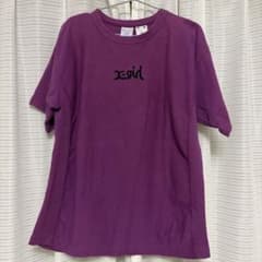 X-girl championコラボ半袖 Tシャツ パープル Mのサムネイル
