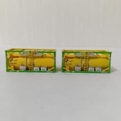 Nゲージ タンクコンテナ UT13C（黄緑フレーム）2個セット - メルカリ