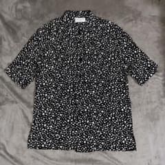 SAINT LAURENT サンローラン 三浦春馬着用 レオパード 半袖シャツ