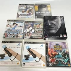 【美品】 PS3 ソフトセット PS3名作ソフト8枚セット メタルギア4 パワスマ4 Move体験版 まとめ売り