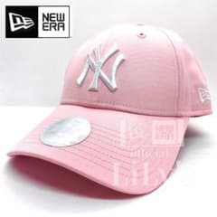 9新品NEWERAキャップ レディースピンク ヤンキースニューエラ 9FORTY