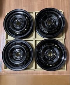 新車取外】ホンダN-BoxJoy純正スチールホイール /キャップ/リング