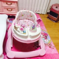 プリンセス 歩行器 ピンク 女の子 ベビー 姫 ディズニーのサムネイル