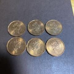カナダ 旧貨幣 コインセット 6枚エリザベス女王のサムネイル