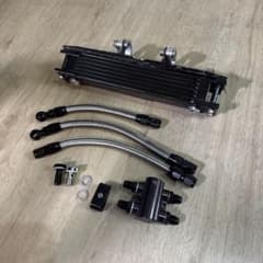 sr400 アクティブ　縦型オイルクーラー アルミ製 ブラック m85129797546_1.jpg?1774495937