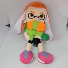 スプラトゥーン　イカガール　ぬいぐるみ　オレンジ　三英貿易　ガールA　S
