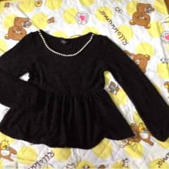 かなたん様☆専用♡パール付きペプラムトップス♡のサムネイル