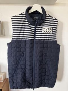 muta MARINEフード付きベスト ネイビー F CROSS HEAT ダウンベスト [全3色] – muta Online Store