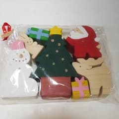 木製ハッピークリスマスのサムネイル