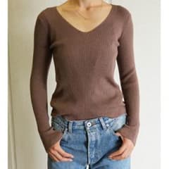 todayful  今期大人気即完売 リブvニット イエナのサムネイル