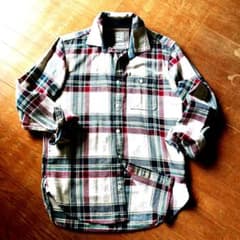 Gap ギャップチェック柄 長袖ネルシャツのサムネイル