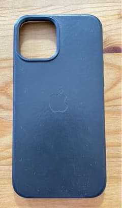 Apple iPhone 12Pro max レザーケース ブラックのサムネイル