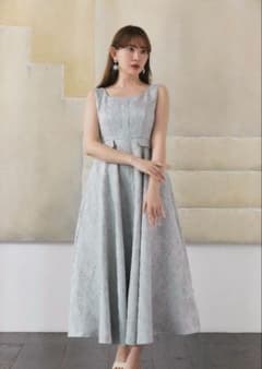 Herlipto Classic Floral Jacquard Dress