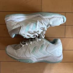 【限定品】hummel ハンドボールシューズ ホワイト/ライトブルー 27cmのサムネイル
