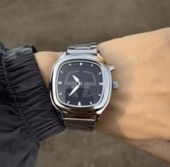 希少‼️メンズ腕時計　自動巻き　SEIKO5 デイトジャスト　裏釜スケルトン　夜光 希少‼️メンズ腕時計 自動巻き SEIKO5 デイトジャスト 裏釜スケルトン