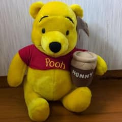 プーさん ぬいぐるみ ハニーポット付きのサムネイル