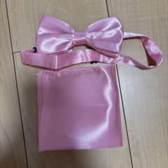 ピンク サテン ボウタイのサムネイル