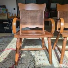 ②値下げ 早いもの勝ち☆柏木工 ダイニングチェア 昭和 レトロ