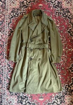 50s vintage M-1950 トレンチコート オリーブグリーン M