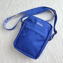 美品】シュプリーム SUPREME ショルダーバッグ ボディバッグ ブルー