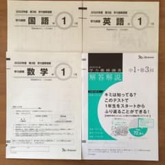ベネッセ学力推移調査 2022年 第3回 1月 中1 - メルカリ