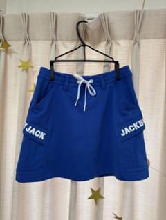 Jack Bunny!! レディース ゴルフスカート ブルーのサムネイル