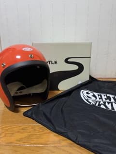 BEETLE L.A.C ジェットヘルメット オレンジ Lサイズ - メルカリ