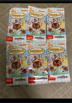 どうぶつの森 amiiboカード　第５弾　6パックのサムネイル