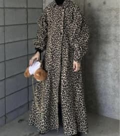 ど*り様 maison | ビックカラーコート レオパードジャカードシャギー レオパードジャガードコート PERNA ジャケット・アウター