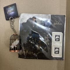 USJ ハリーポッター キーホルダー＆切手付きポストカードセットのサムネイル