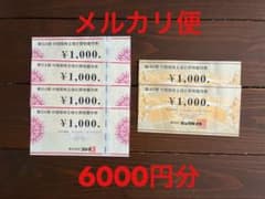 ビックカメラ コジマ 株主優待券 合計6000円分のサムネイル