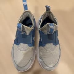 NIKE キッズ スニーカー スリッポン ブルー 17cmのサムネイル