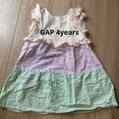 baby GAPノースリーブ チェック柄ワンピースのサムネイル