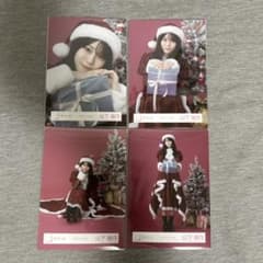 櫻坂46 山下瞳月 2025年 サンタ衣装 生写真 4種コンプのサムネイル