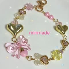 ゴールド♡ハートリボンチャーム by minmade Y2K可愛い プリンセスのサムネイル