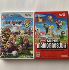 Wii ソフト マリオパーティ8 & Newスーパーマリオブラザーズ 2本セット