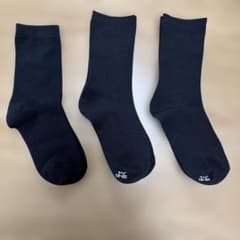 ブラック キッズ靴下 15-20cmのサムネイル