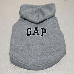 GAP 犬用パーカー グレー Sサイズ　(着画４枚目〜)のサムネイル