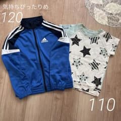 adidasの上着 & 半袖セット