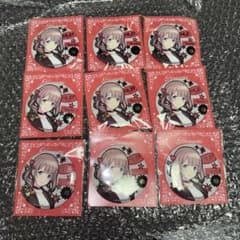 プロセカ はぴこれくじ バースデー 望月穂波 箔押し缶バッジ賞C 10個セット プロセカ はぴこれくじ バースデー 望月穂波 箔押し缶バッジ賞G 9個