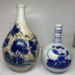 古伊万里 大花入 二つ 高さ37.5/28cm 東お8-0922① - メルカリ