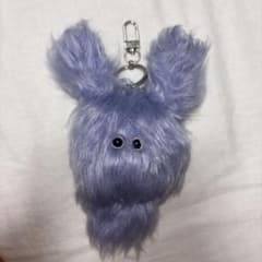NMIXX モケモケ リリー パープル ファー マスコット キーホルダーのサムネイル