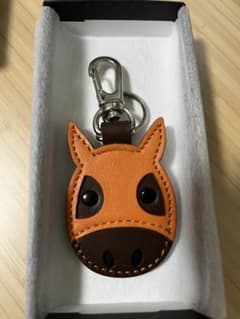 ソメスサドル 馬 メンコキーホルダー オレンジ - メルカリ