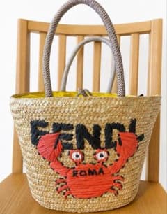 Crab イエロー カゴバッグ account アカウント カゴバッグ S | Mercari
